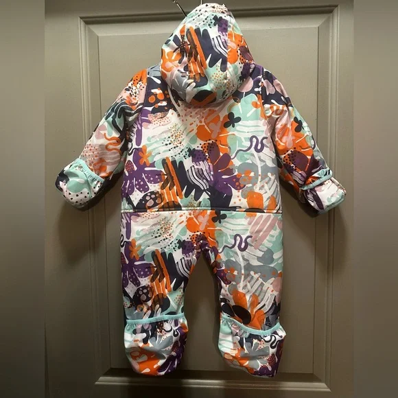Roxy Girl Size 12 Months Dryflight Snowsuit Bunting Pre-owned - Picture 2 of 13